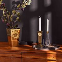 Medusa Candle Holder Gold versace medusa candle holder gold