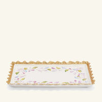 Taormina Serving Tray Rectangular Large White villari taormina serving tray rectangular large white