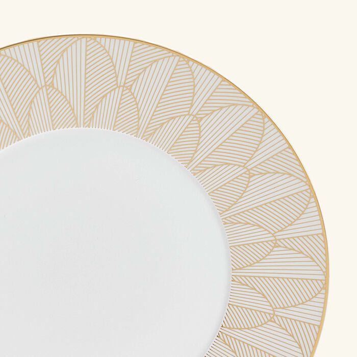 christofle malmaison imp riale soup plate gold 27cm