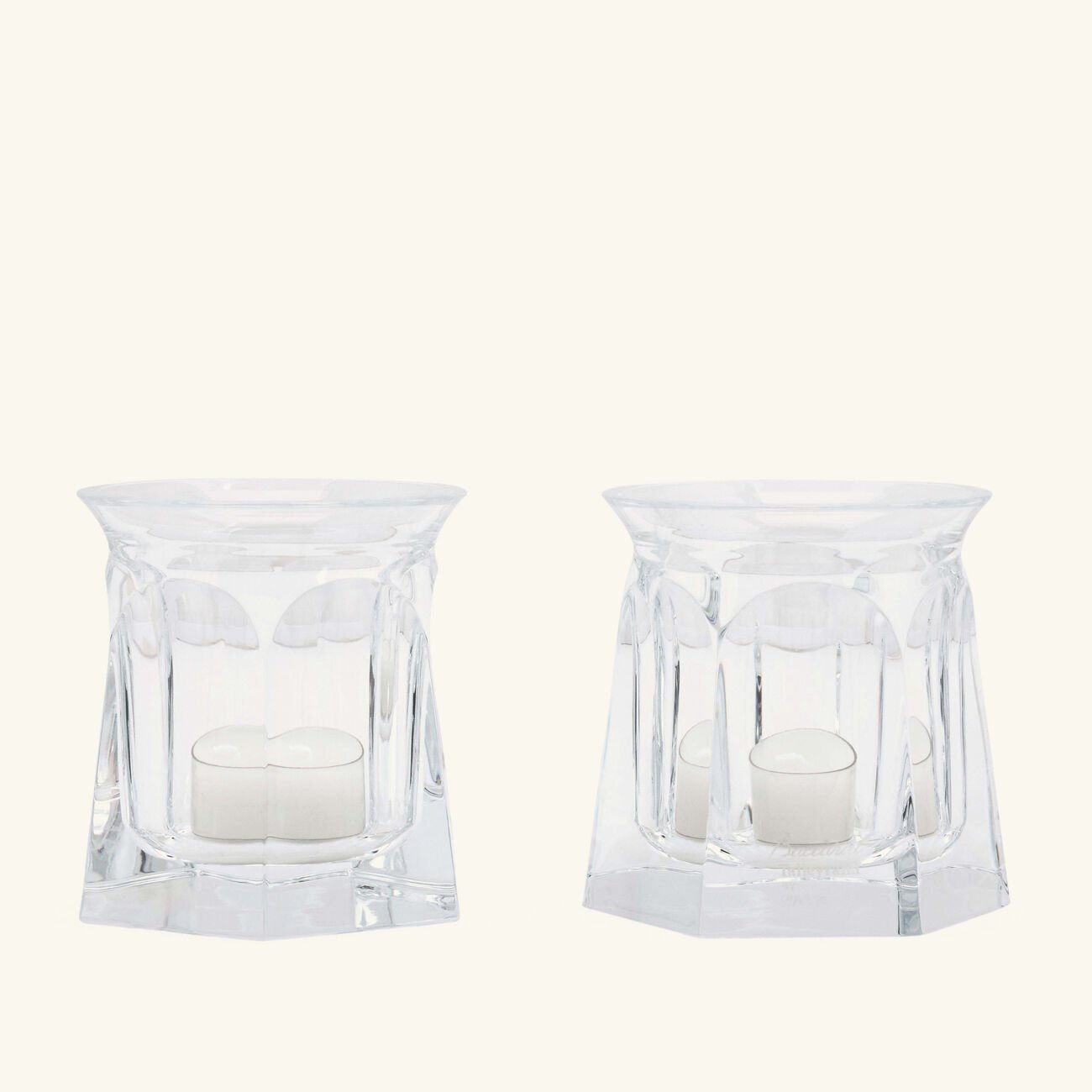 Harcourt Talleyrand Candle Holder Clear Set Of 2 baccarat harcourt talleyrand candle holder clear set of 2