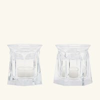 Harcourt Talleyrand Candle Holder Clear Set Of 2 baccarat harcourt talleyrand candle holder clear set of 2