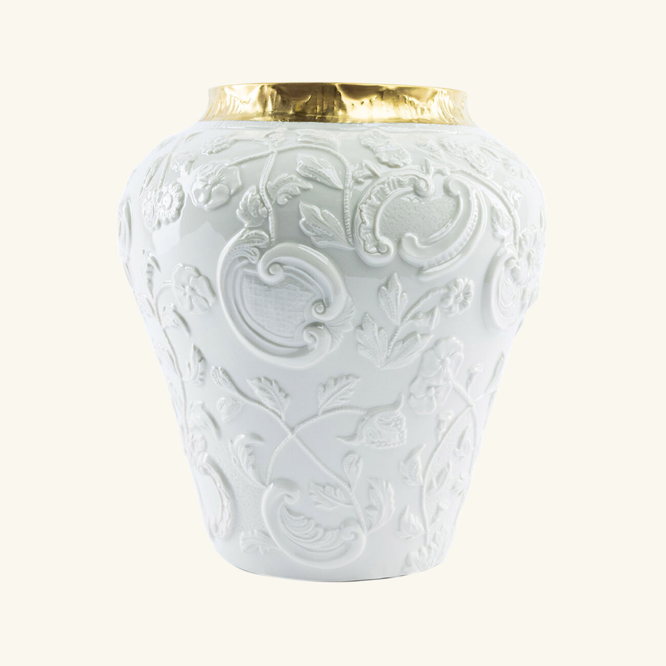 Taormina Vase Medium White villari taormina vase medium white