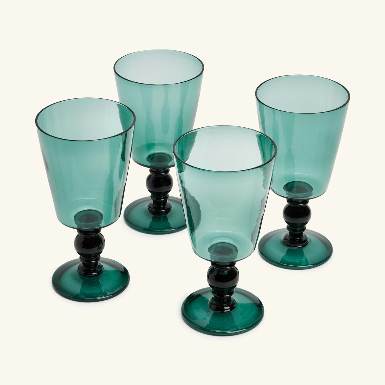 Hana Drinking Glass Green ira udaipur hana drinking glass green