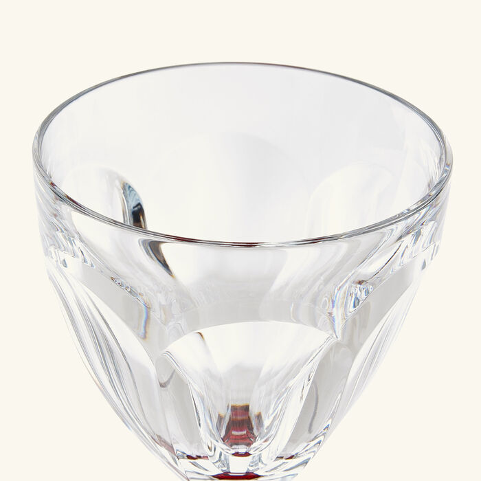 baccarat harcourt 1841 wine glass red