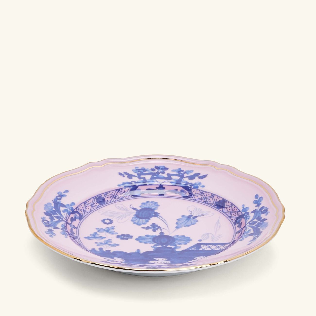 Antico Doccia Dessert Plate Round Pink 21cm ginori 1735 antico doccia dessert plate round pink 21cm