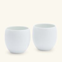 christofle mood coffee cup white set of 2