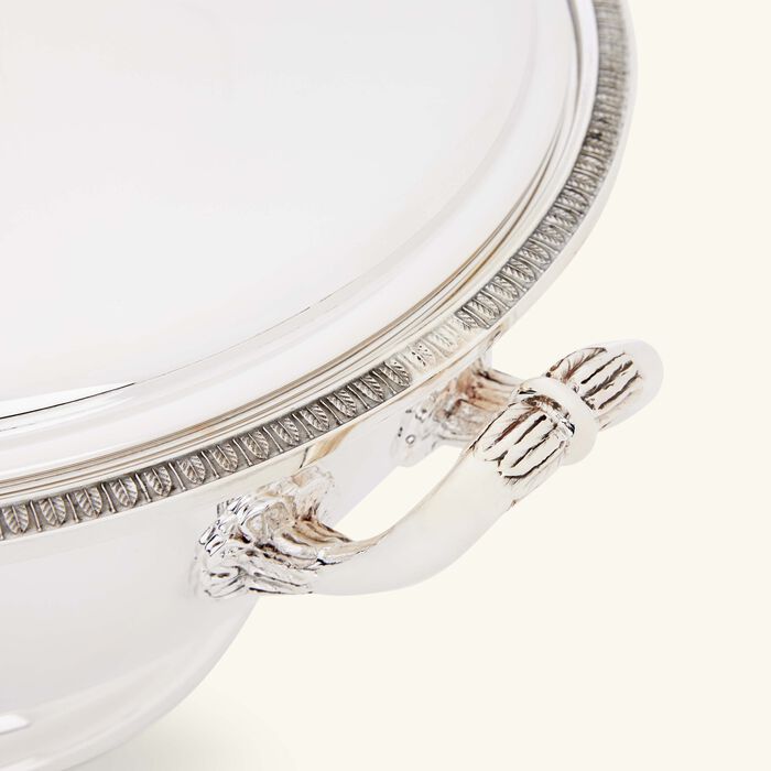 christofle malmaison soup tureen silver plated