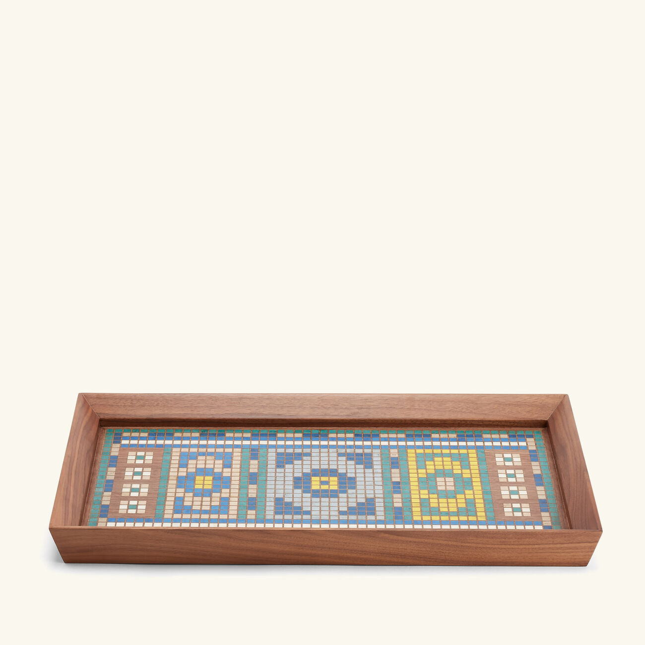 Dome of the Rock Mosque Tray Rectangular Large Blue aya the art of living dome of the rock mosque tray rectangular large blue