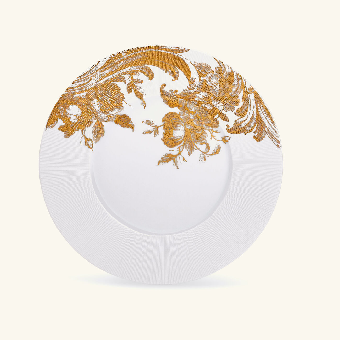 haviland stanislas dessert plate gold 24cm set of 4