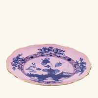 ginori 1735 oriente italiano azalea dinner plate round pink 26cm