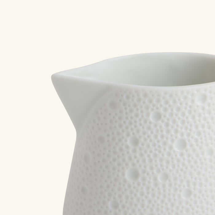 bernardaud ecume milk pitcher white