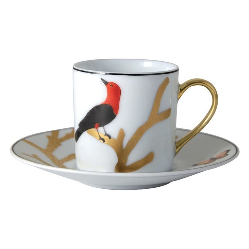 

Aux Oiseaux Coffret 2 Tasses Et Soucoupes Cafe