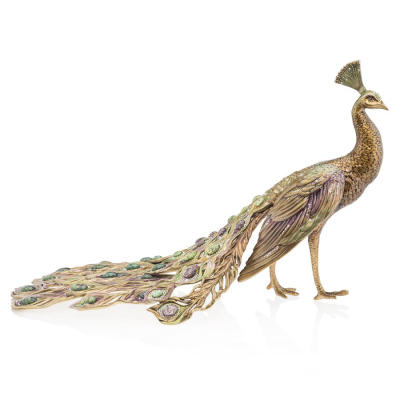 

Jay Strongwater Theseus Grand Peacock Figurine