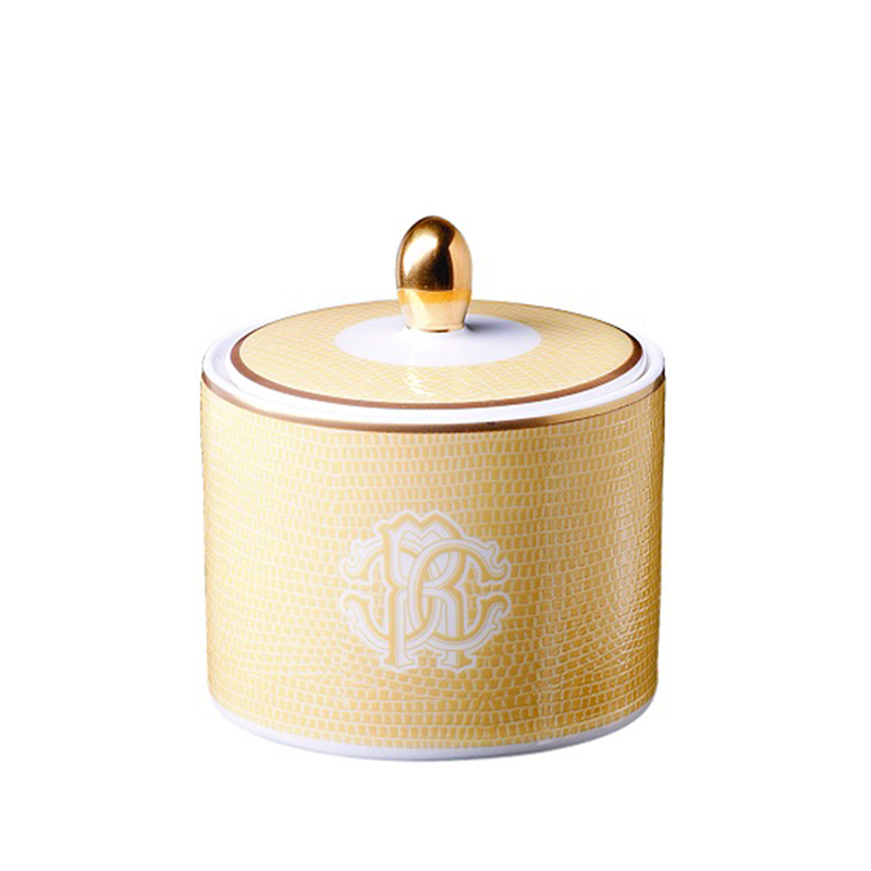 

Lizzard Gold Sugar Pot