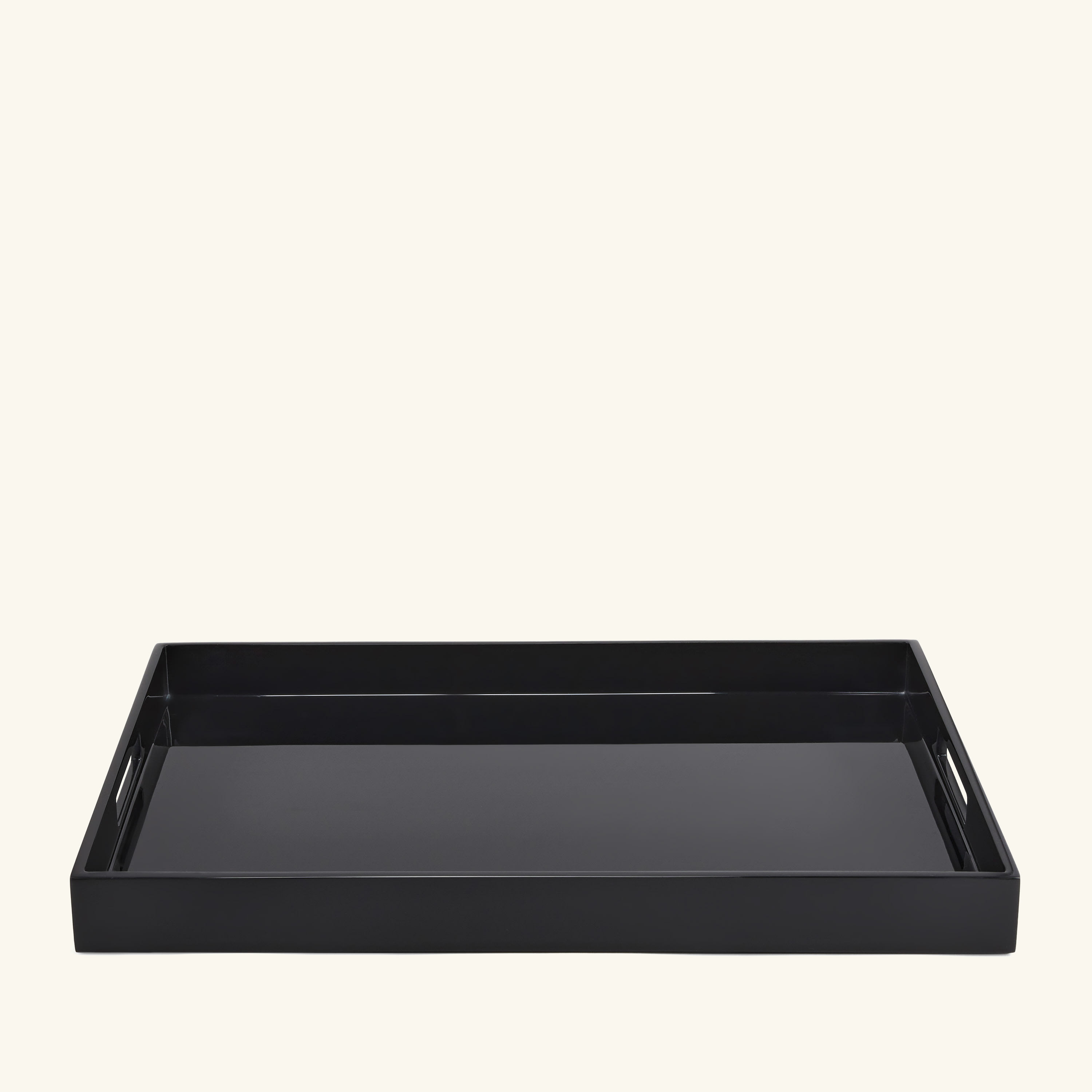 

Rectangular Lacquer Black Tray