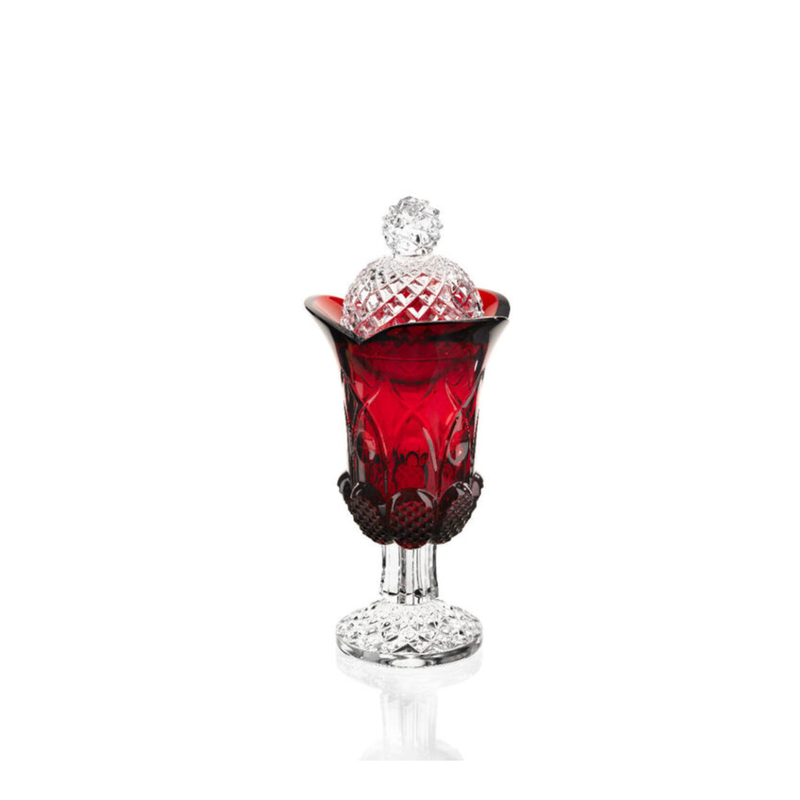 

Red Crystal Incense Burner