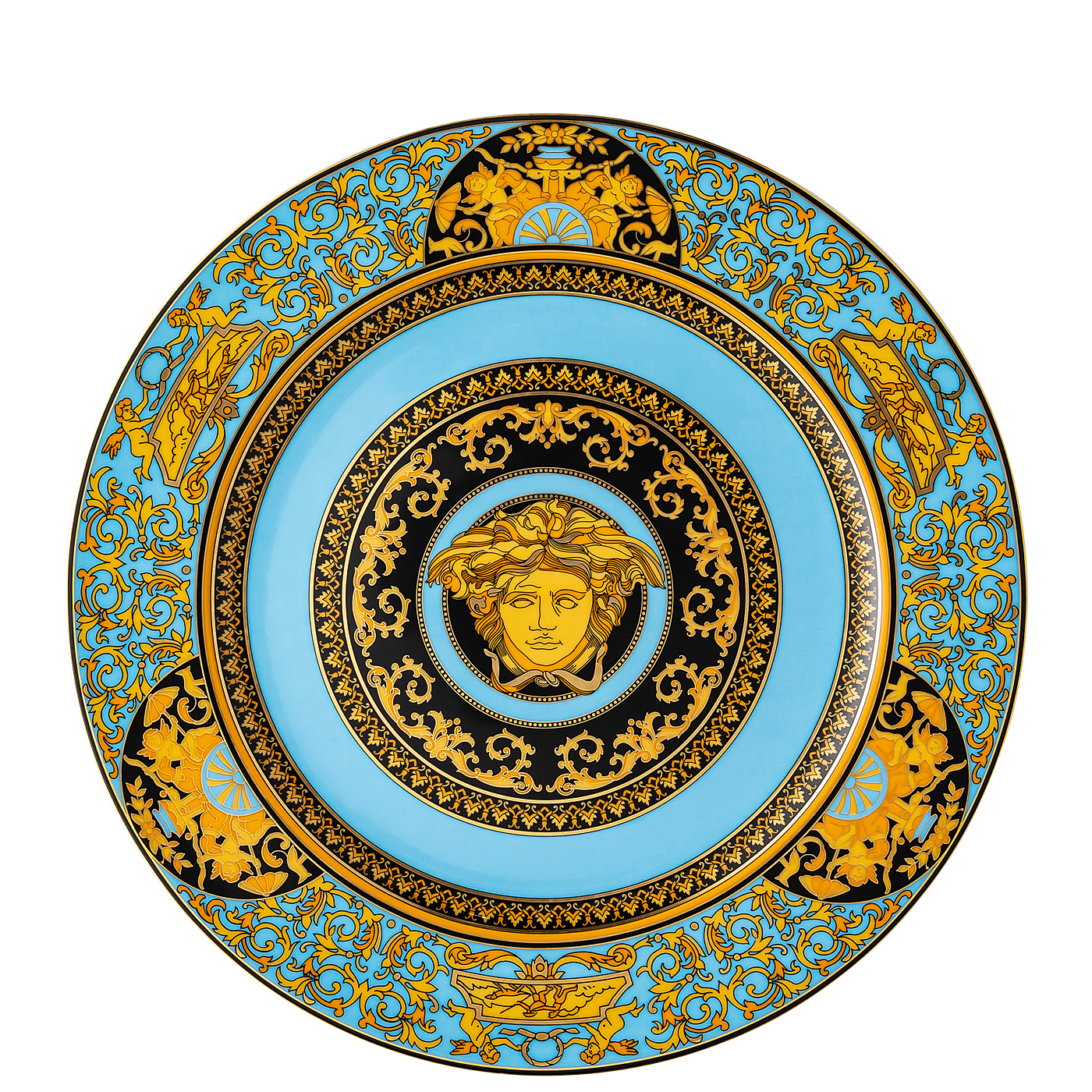 

Medusa Celeste Service Plate