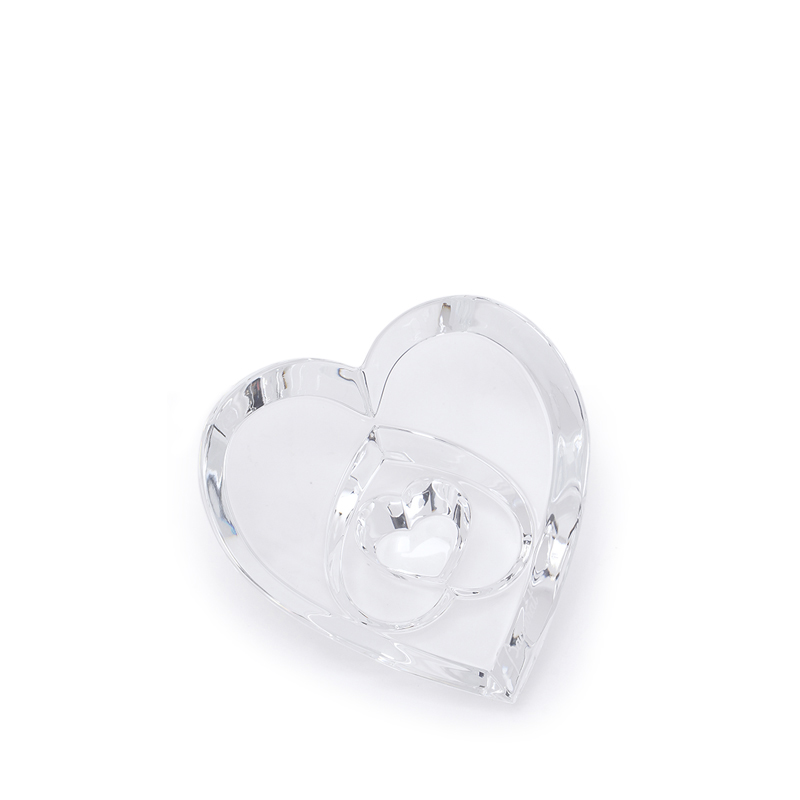 

Coeur 3 Love Clear Crystal Paperweight 50