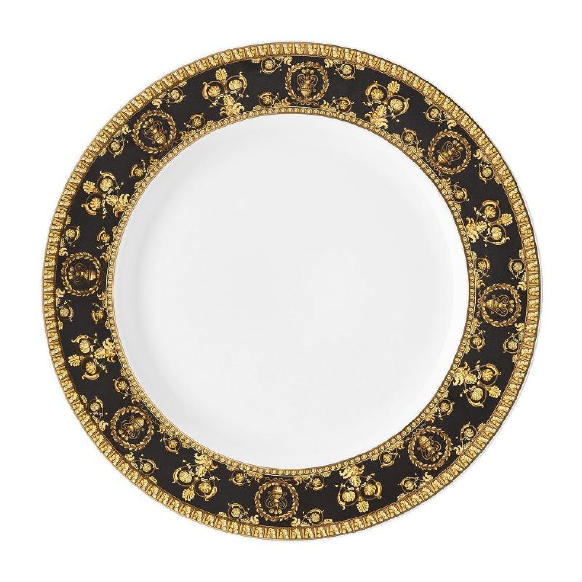 

I Love Baroque - Nero Breakfast Plate