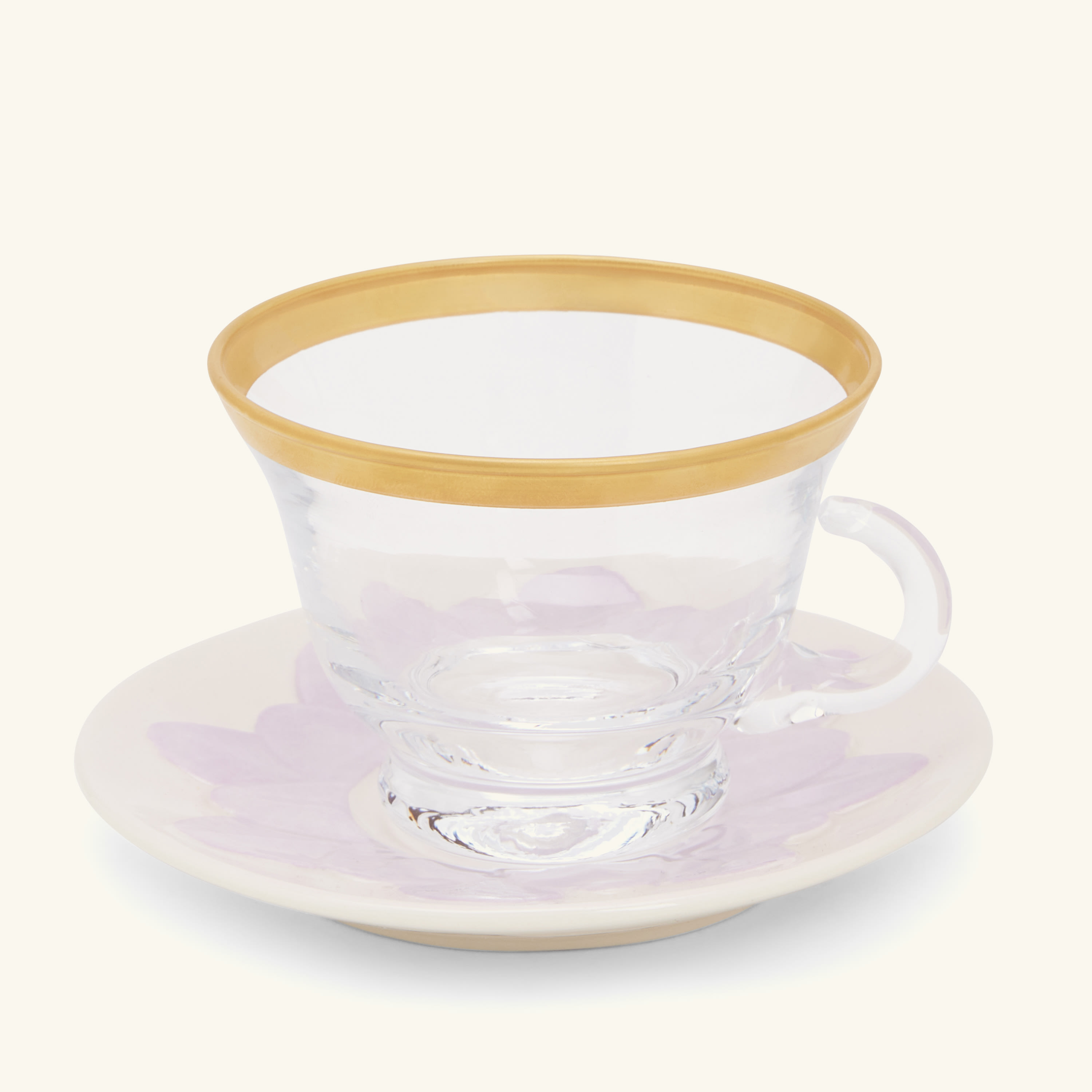 

Peacock Lilac & Gold Cappuccino Cup & Saucer