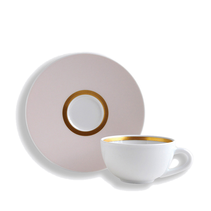 

Cronos Rose Set Of 2 Coffee Cups And Saucers