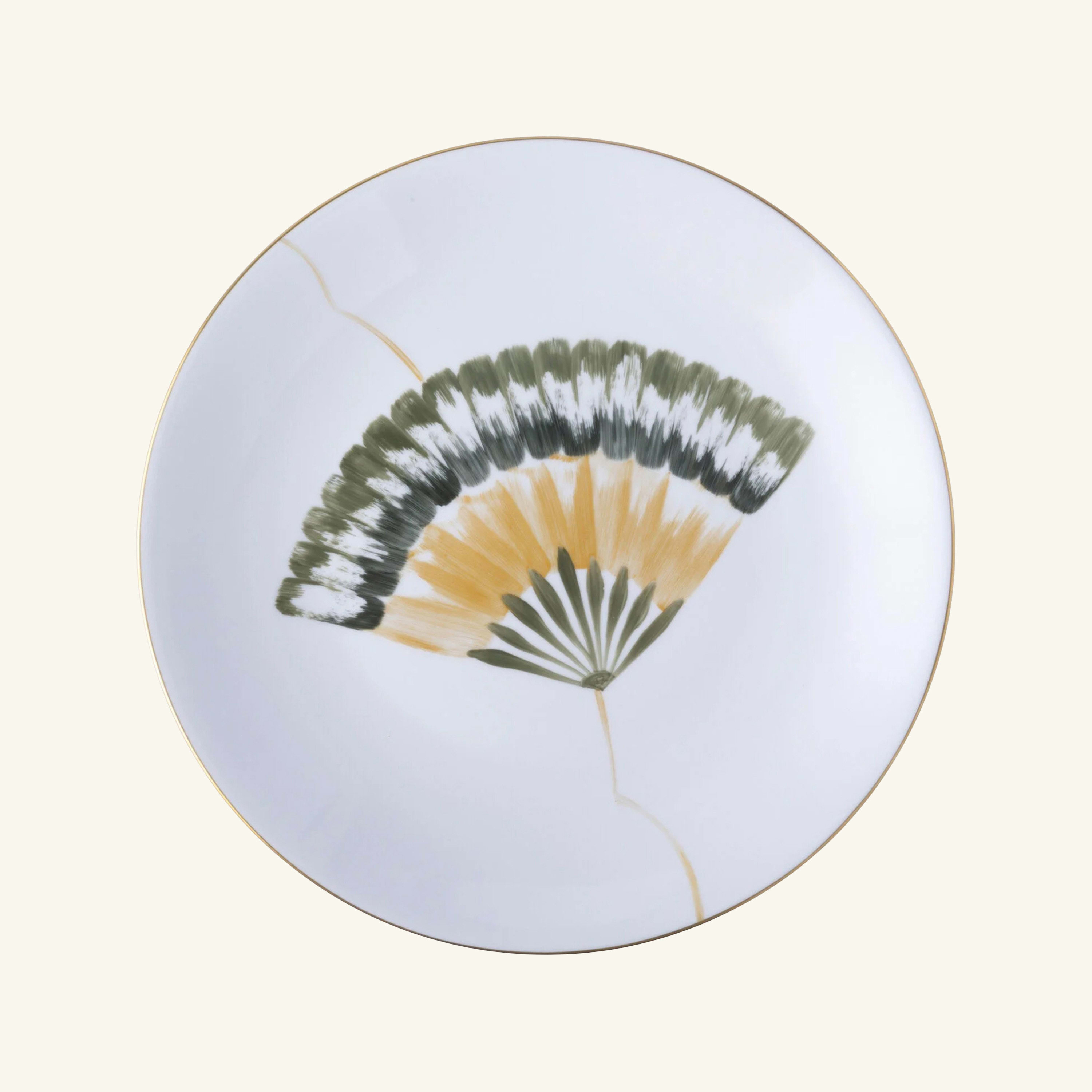 

Ginkgo Green Coupe Dinner Plate