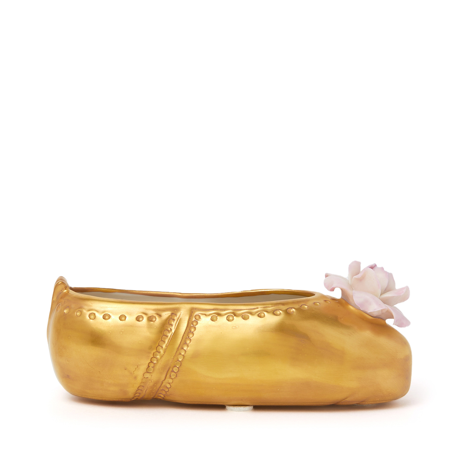 

Ballet Shoe - Antique Gold