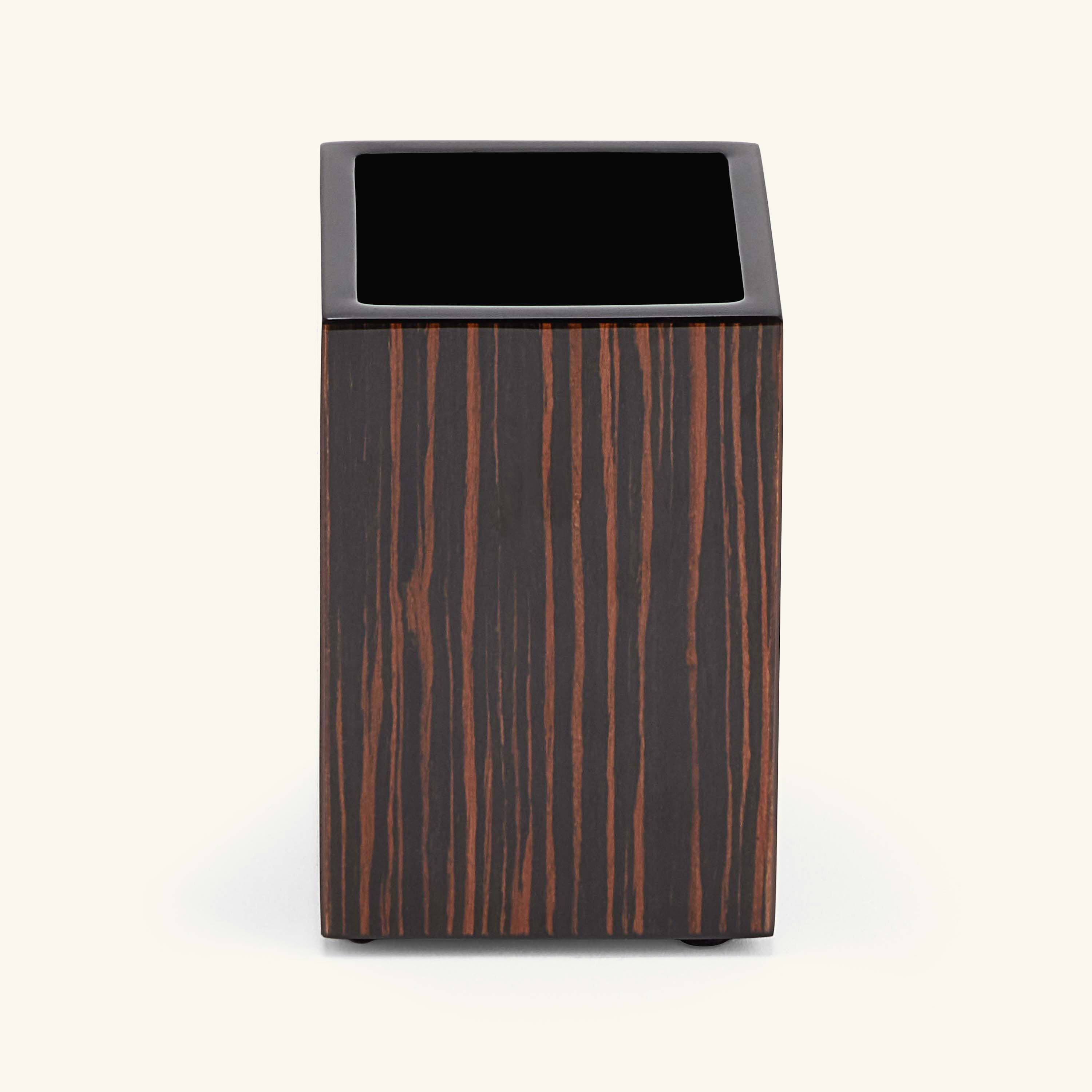 

Macassar Ebony Brush Holder