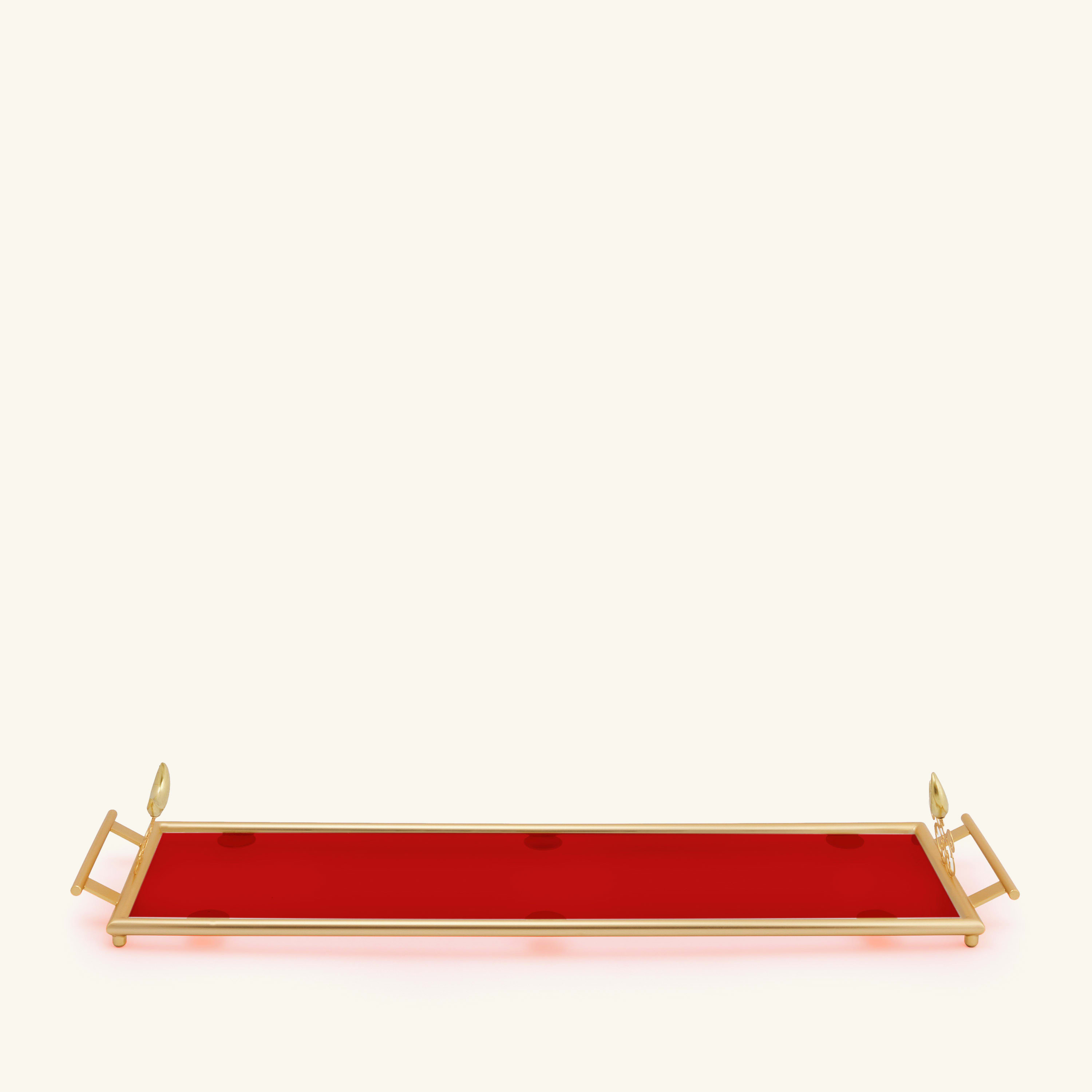 

Extravaganza Gold & Ruby Large Tray