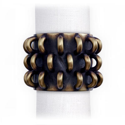 

L'Objet Tulum Rings Napkin Jewels Set Of 4