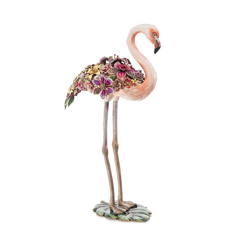 

Floral Flamingo