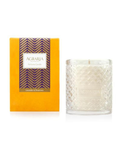 

Lavender And Rosemary Woven Crystal Candle