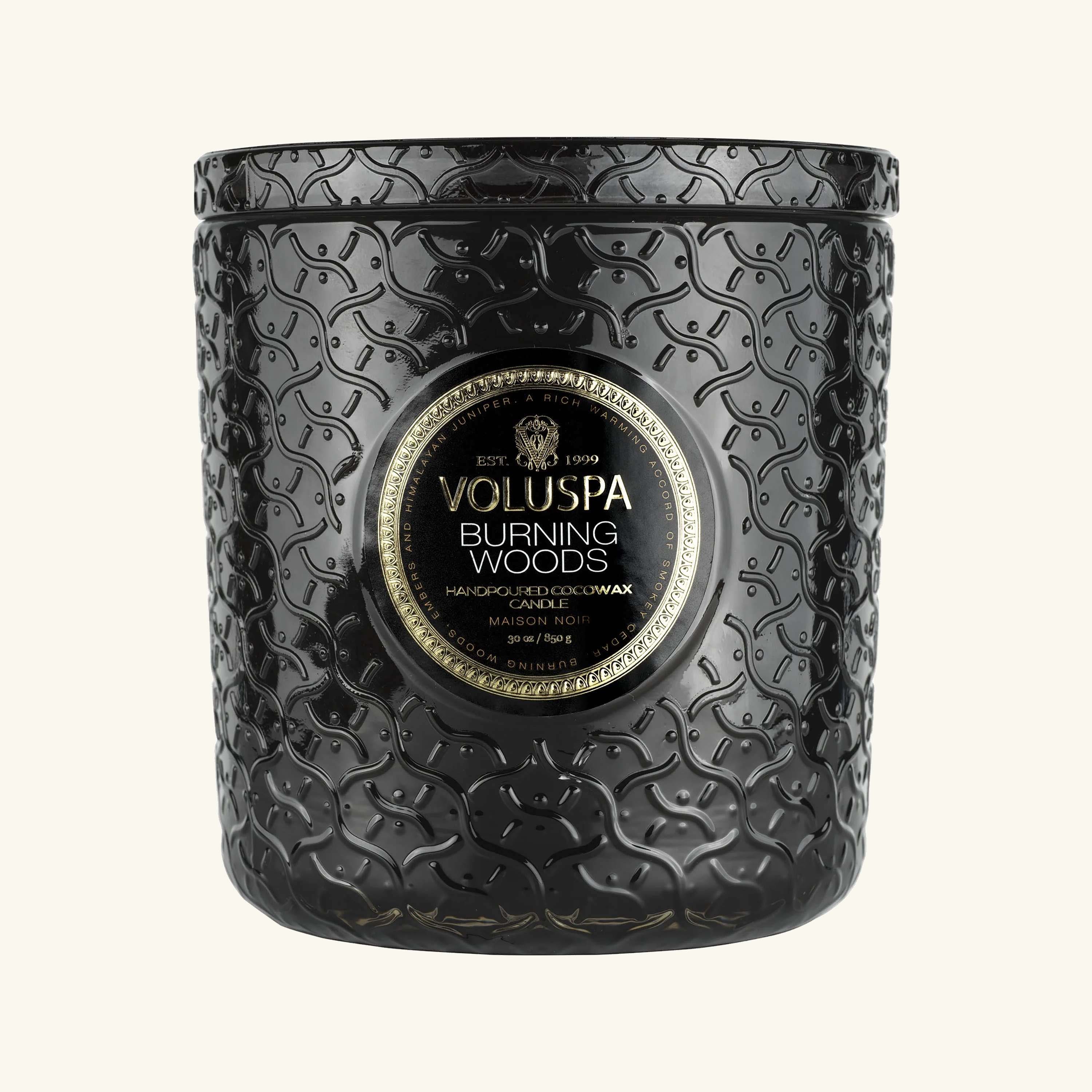 

Burning Woods Luxe Candle