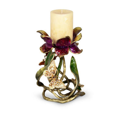 

Meredith Floral 9" Pillar Candle Holder