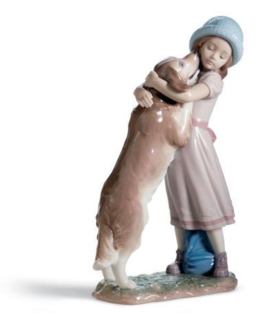 

A Warm Welcome Dog Figurine