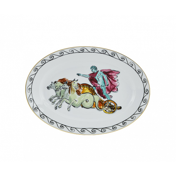 

Il Viaggio Di Nettuno Oval Flat Platter