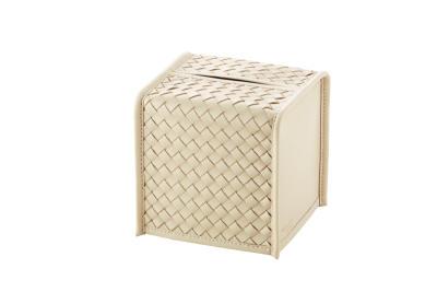 

Hand Woven Leather Tissue Box Cover